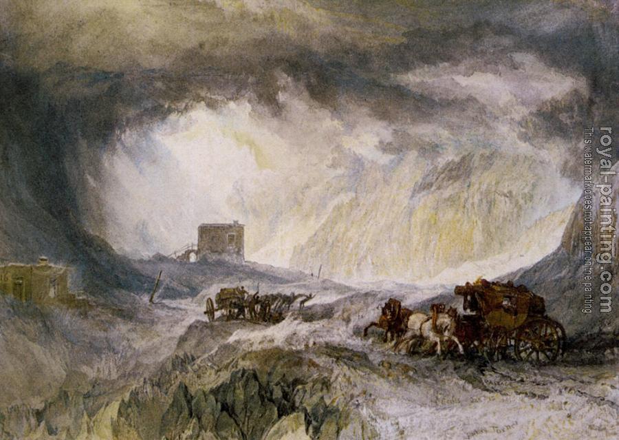 Joseph Mallord William Turner : Passage of Mount Cenis